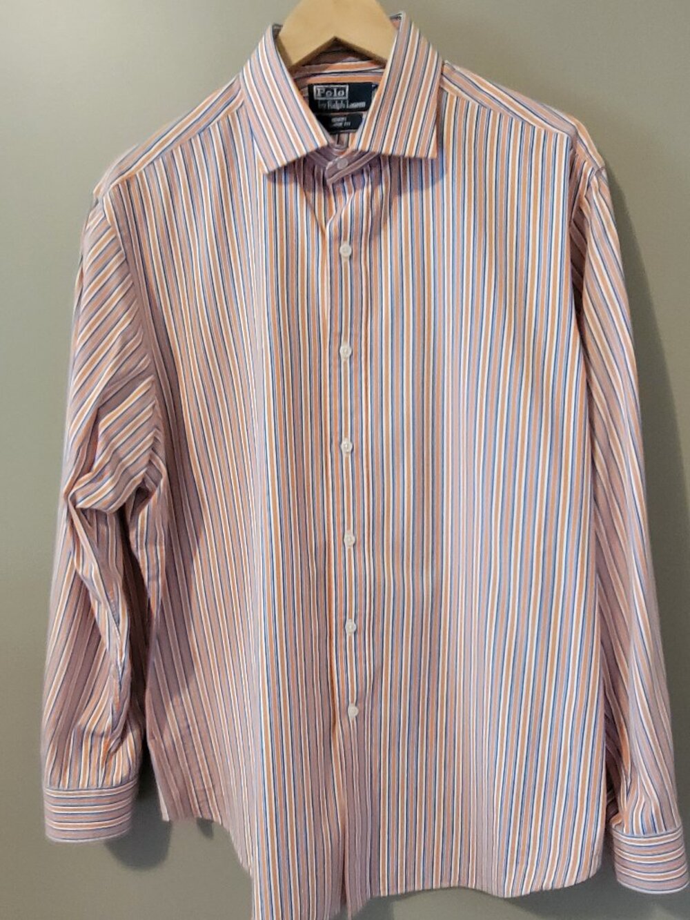 Ralph Lauren - Striped Long-Sleeve Dress Shirt - Men - 17x34/35